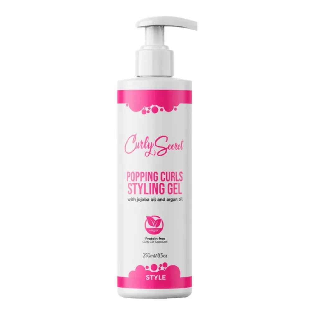 Curly Secret Popping Curls Styling Gel 250ml Curly Secret Popping Curls Styling Gel 250ml
